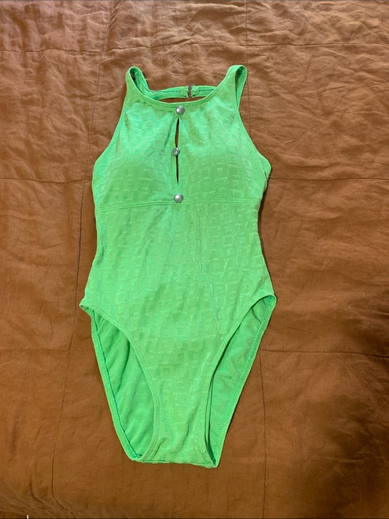 Vintage Other - Amazing 90's vintage neon   Green One-Piece high cut Swimsuit